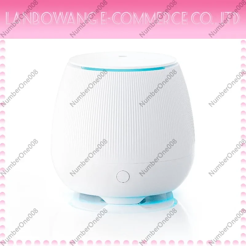 

White Round Ball Aroma Diffuser, Ultrasonic Essential Oil Humidifier with Night Light for Home Office
