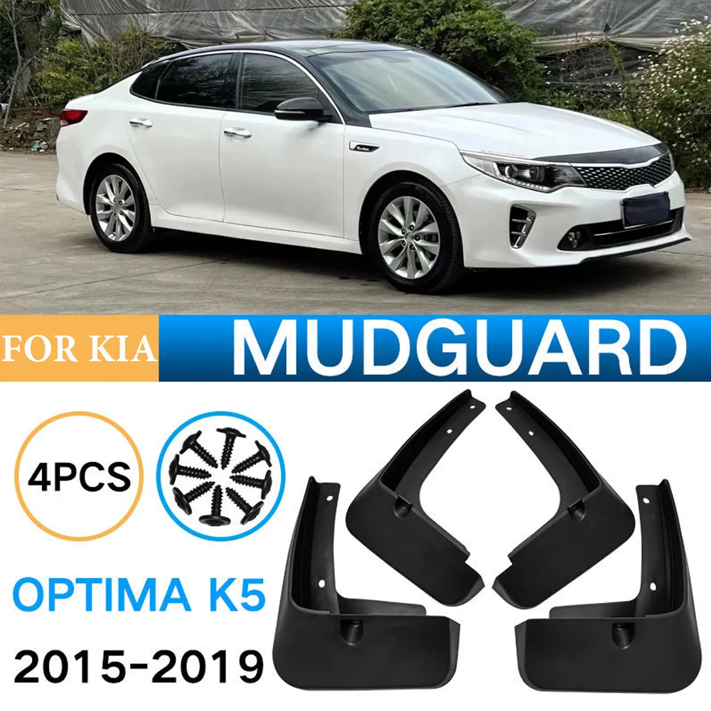 

4x for KIA Optima K5 2015 2016 2017 2018 2019 2020 MudFlap Splash Guards Flap Mudguards Fender Front Rear Wheels Car Accessories