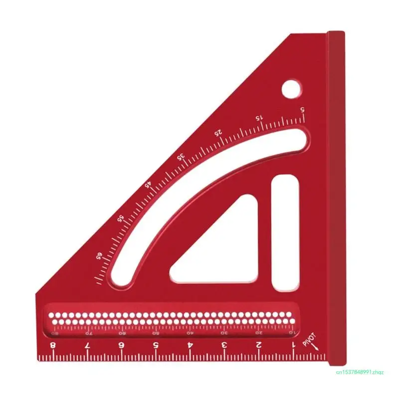 Versatile Aluminum Woodworking Square Rule High Precisions angles Measuring Tool