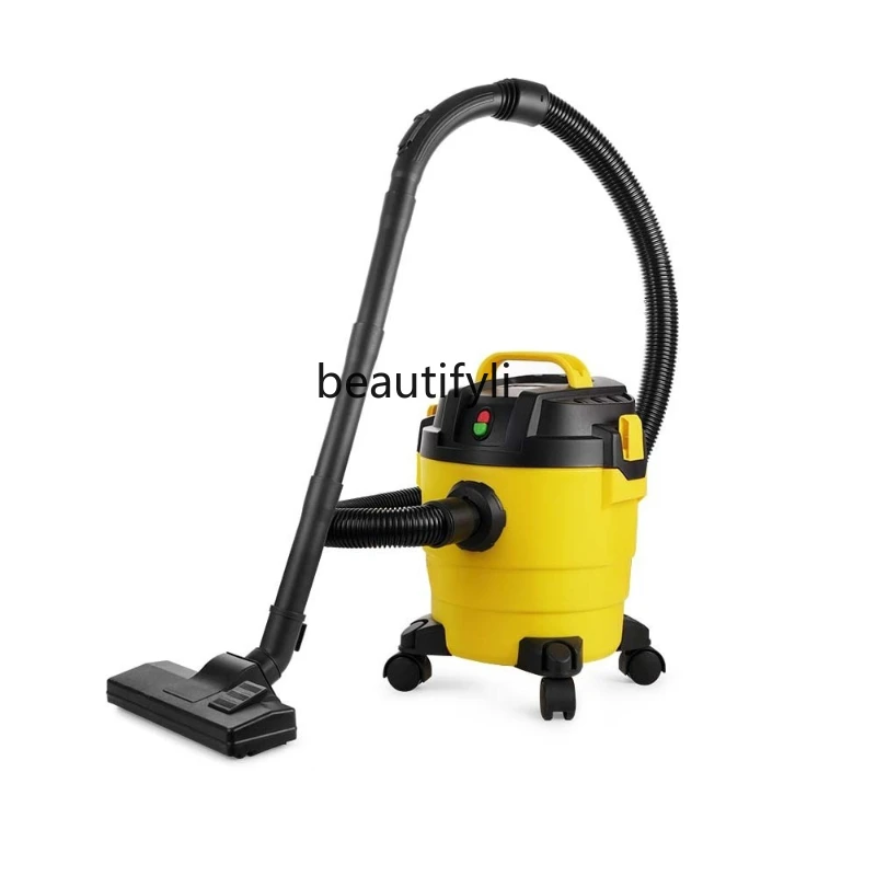 

Small, household hand-held vacuum cleaner for dry and wet blowing three-purpose vehicles