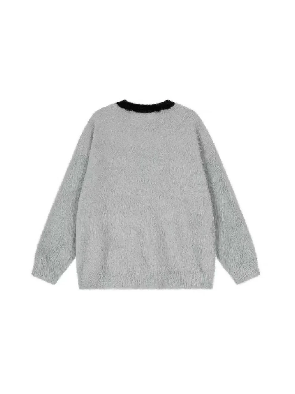 Amerikaanse Sle Retro Letter Print ronde Ne Sweater Heren los gebreide bovenkleding Faionable Winter Casual Faion