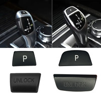 ABS Car Shift Gear Handle P Unlock Button Cover Sticker For BMW 1 3 4 5 7 X3 X4 X5 X6 F20 F30 F34 F15 F16 F25 E70 E71 E60 Series