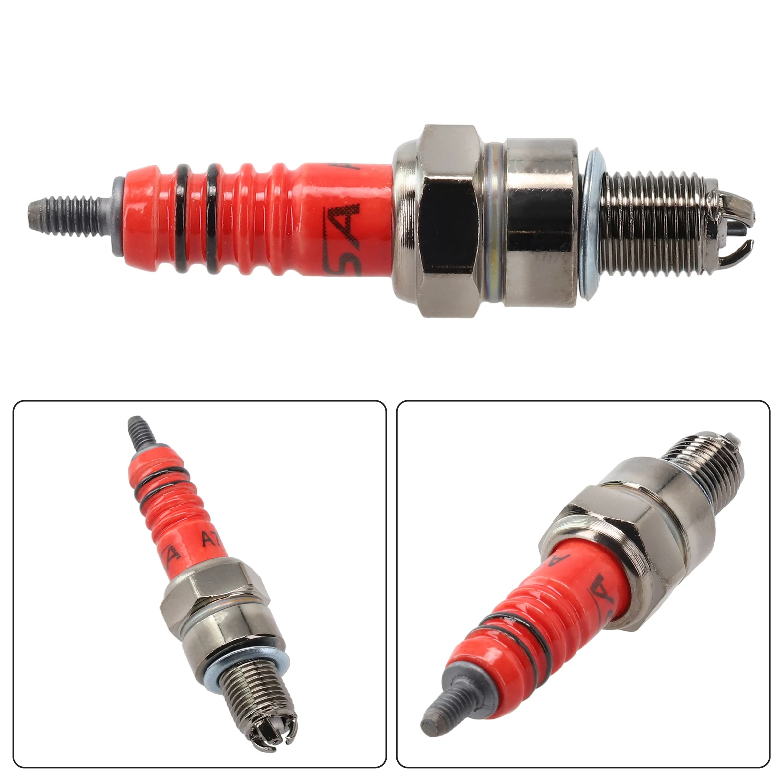 Three-sided Pole Spark Plug A7TC ATRTC CR6HSA CR7HSA CR7HGP For 50CC-150CC ATV Motorcycle Replace Accessories