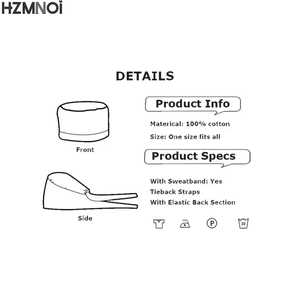 Women Men Head Scrub Caps 100% Cotton Soft Printed Surgical Hats for Dentist Chef Sanitary Dental Surgeons Working Nursing Cap