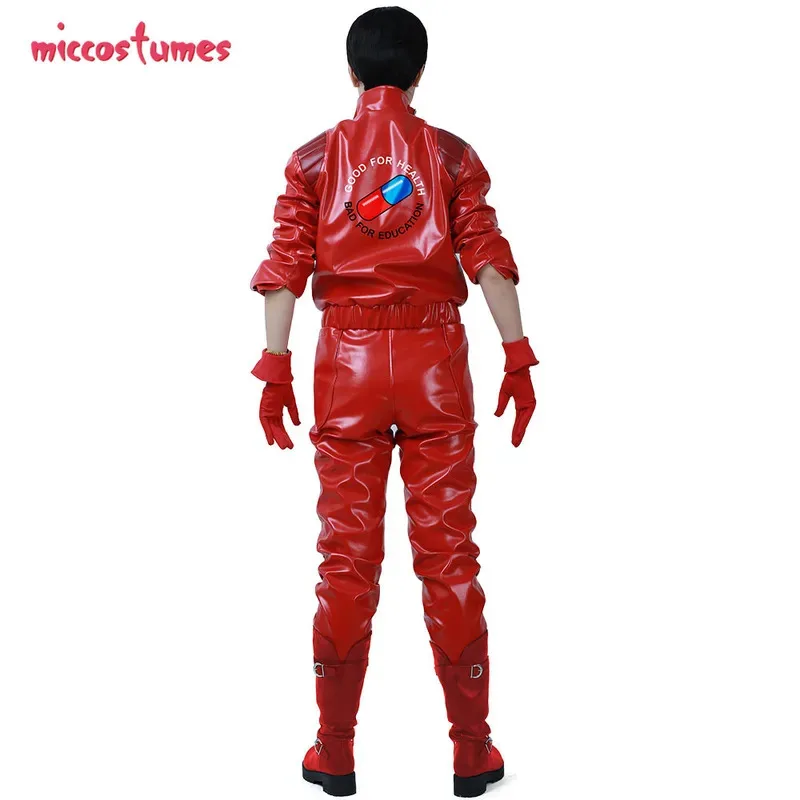 CyMiccostumes Men's Kaneda Cosplay Costume Motorcycle Clothing Jacket Halloween Cosplay Costume Fancy Outfit view 4