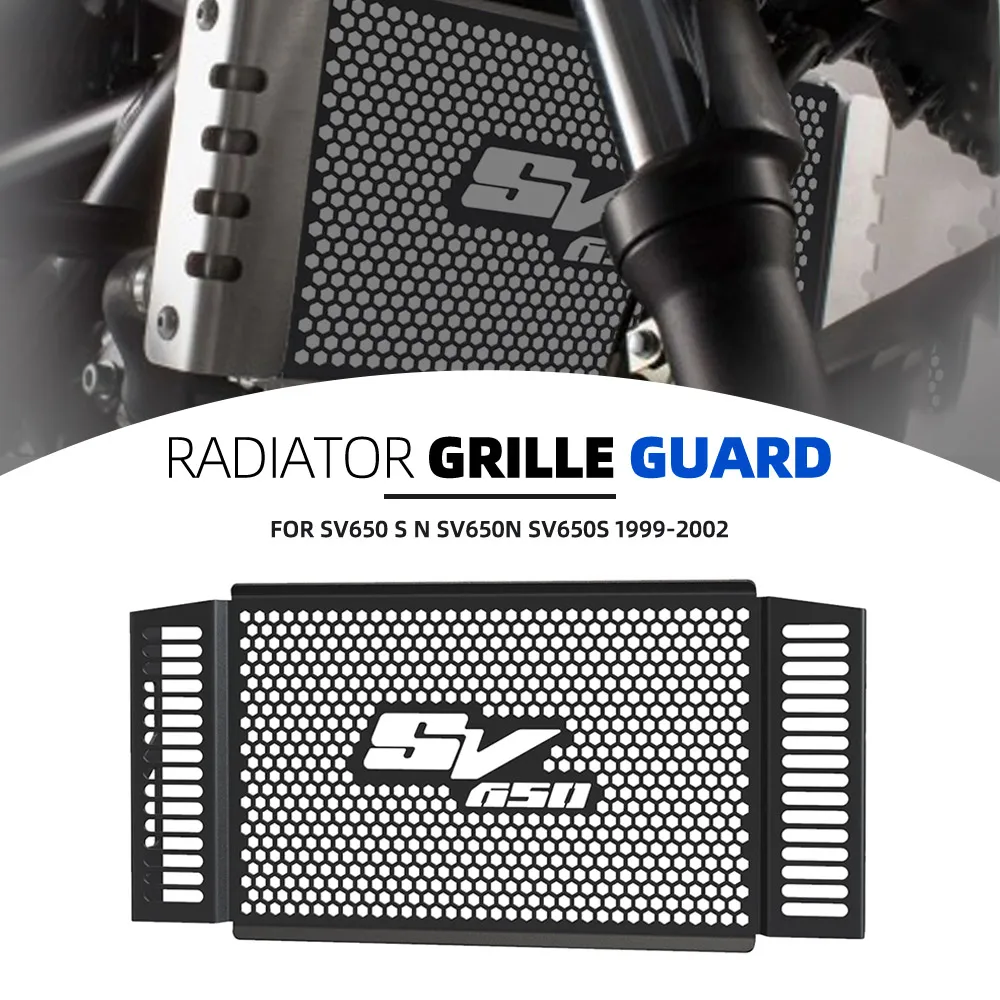

Motorcycle Radiator Guard Grille Oil Cooler guard Cover Protection Part FOR Suzuki SV650 S N SV650N SV650S 1999 2000 2001 2002