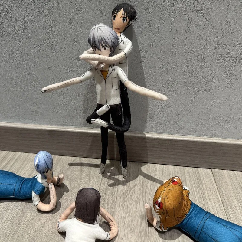 Nowa Kreskówka Evangelion Asuka Lalka Ruchoma Kreatywna Śmieszna Figurka Zabawka Dekoracja Domu Model Akcji Ornament Prezent