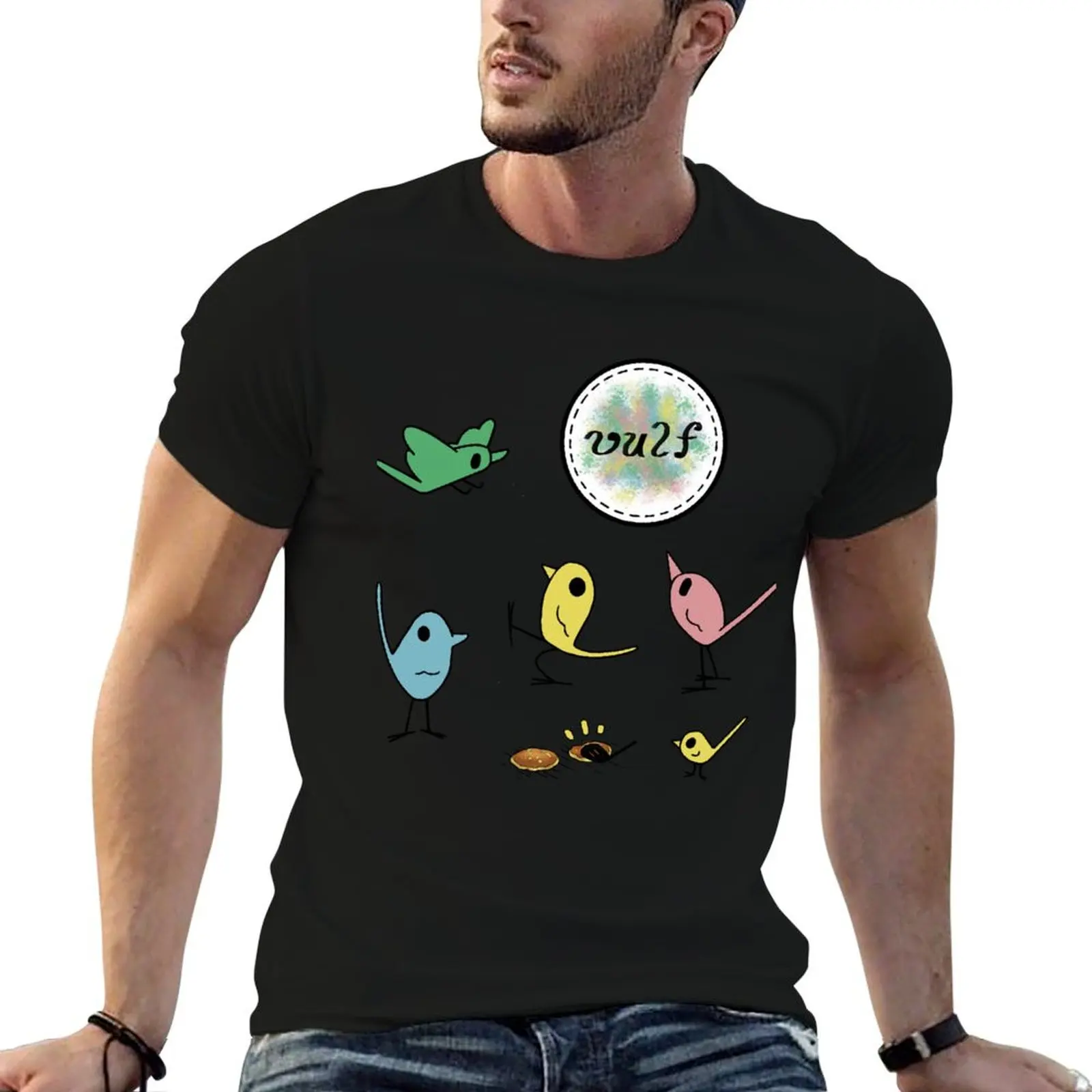 Vulfpeck Birds T-Shirt Plus Size Summer Casual T-Shirt