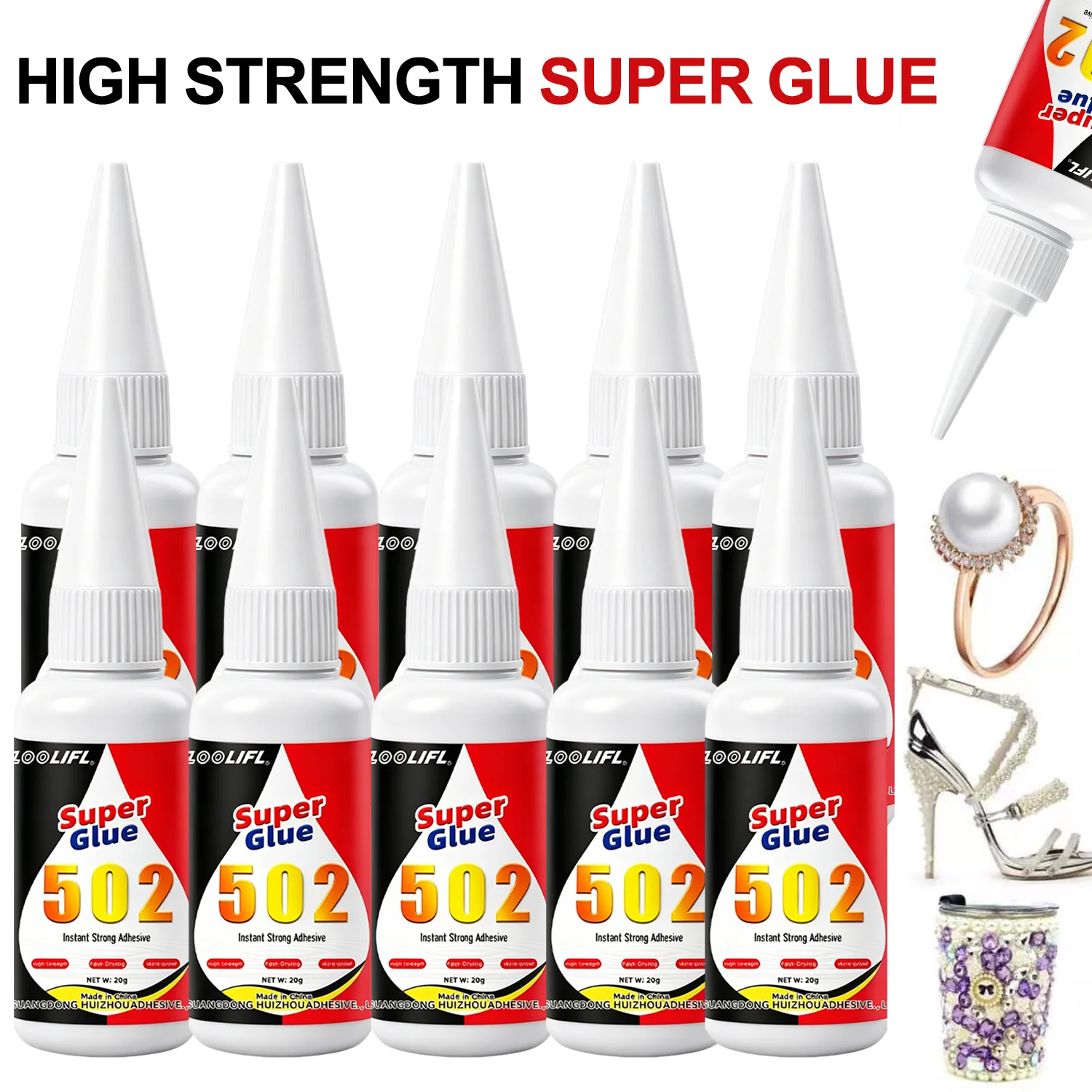 Loctite. Strong Adhesive, 502, Industrial Glue, Fast-Drying Glue, Transparent and Odorless, High-Strength Instant Adhesive, Dries in 3 Seconds, Strong Bonding, Suitable for Metal, Plastic, Rubber, Wood, Ceramic, Glass,