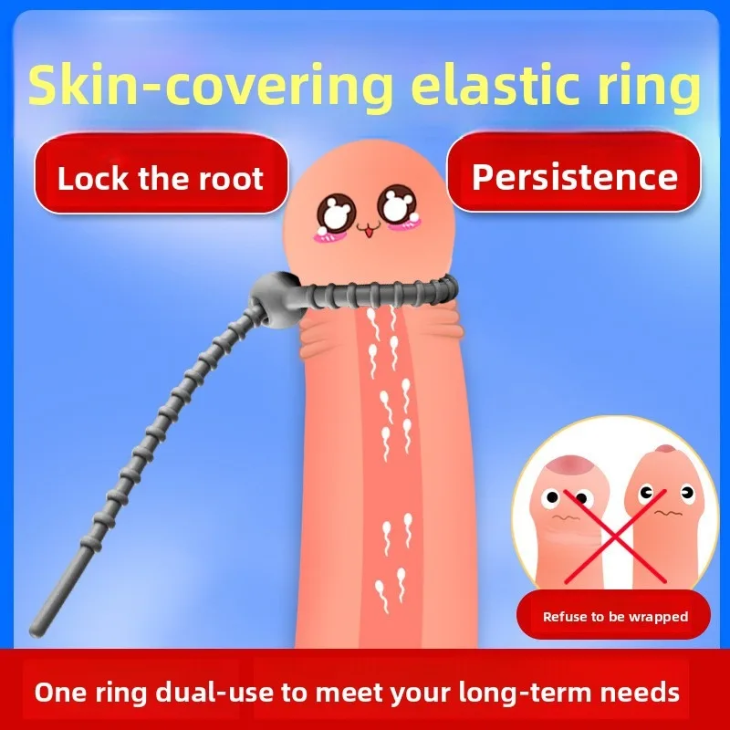 حلقة القضيب بإبزيم القرش من Essence - قفل قوي للتأخير لتحفيز الذكور المكثف وتحفيز اهتزاز قوي