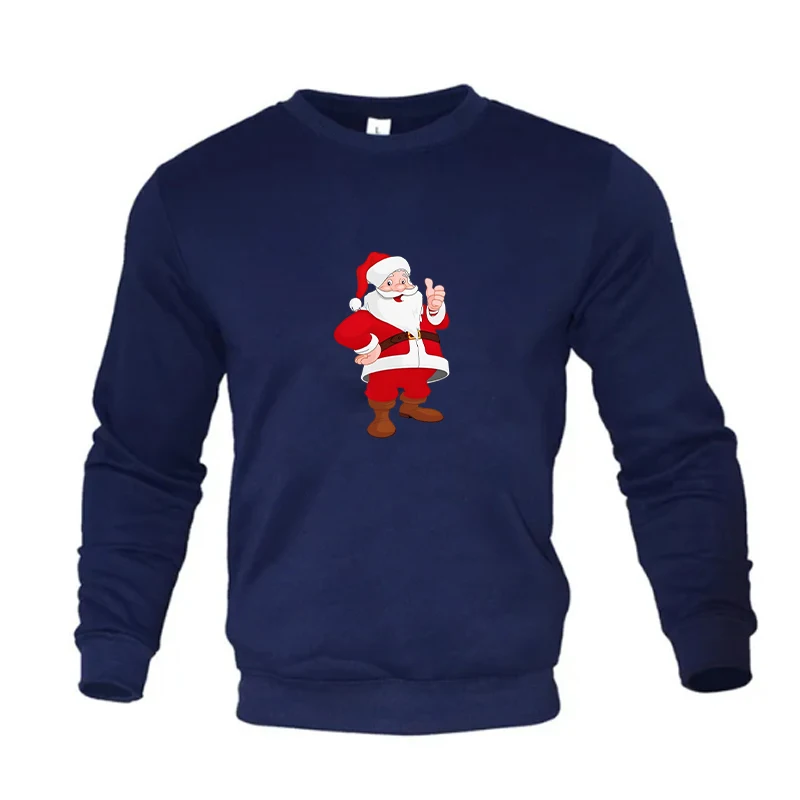 Vrolijk Kerstfeest Grappige Cartoon Hoodie Moeder Kerstman Wintertrui Kawaii Vakantie Familie Shirts Cadeau Herfst Familiekleding