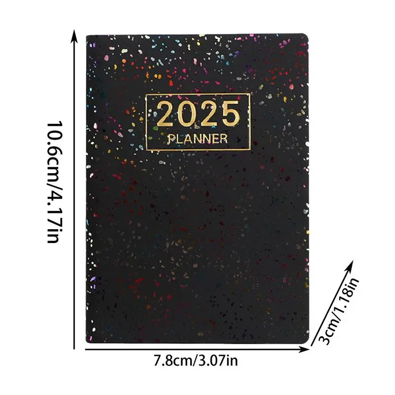 2025 Planner Notebook Taakcontrole Lijst Organisator Agenda Pad Engels Wekelijks Maandelijks Notitieboek Dagelijkse takenlijst Planner voor dagelijks