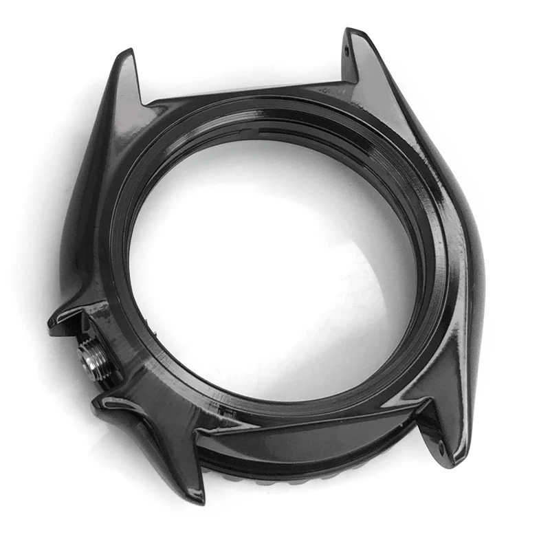 SKX007 SRPD Корпус часов на заказ Подходит для NH35 NH36A Механизм из нержавеющей стали Блестящие детали Сменный ободок часов Корона Кольцо с головкой