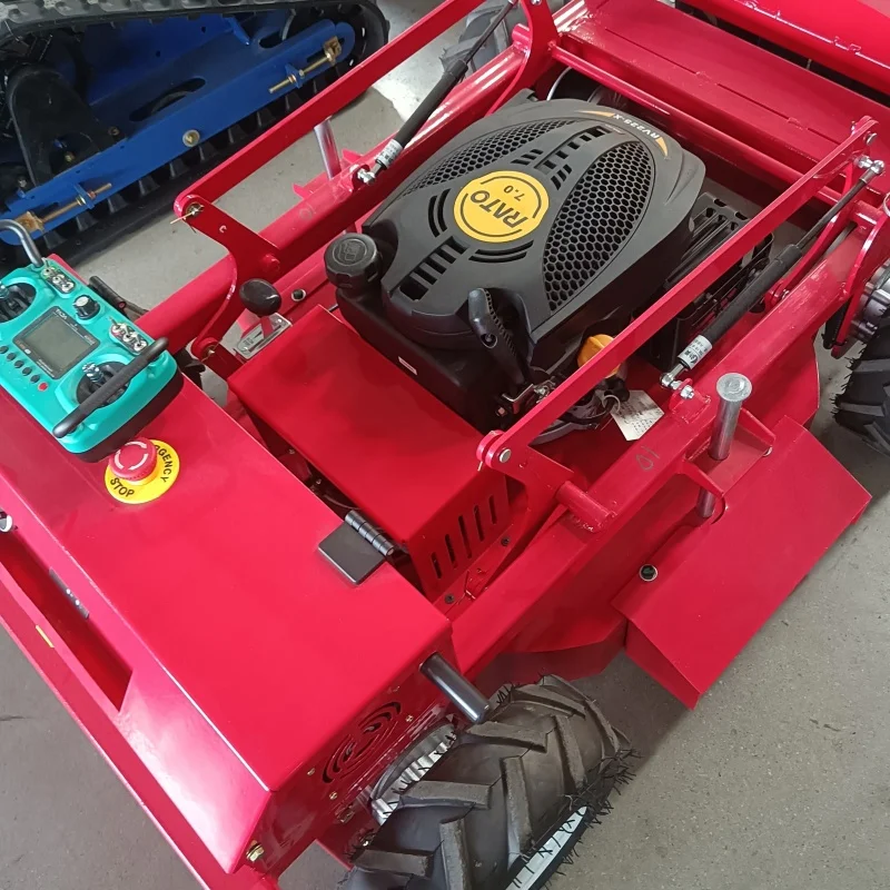 カスタマイズ可能な軽量ホイール式リモコン芝刈り機、全地形対応ゼロ回転芝刈りロボット、CE認証取得