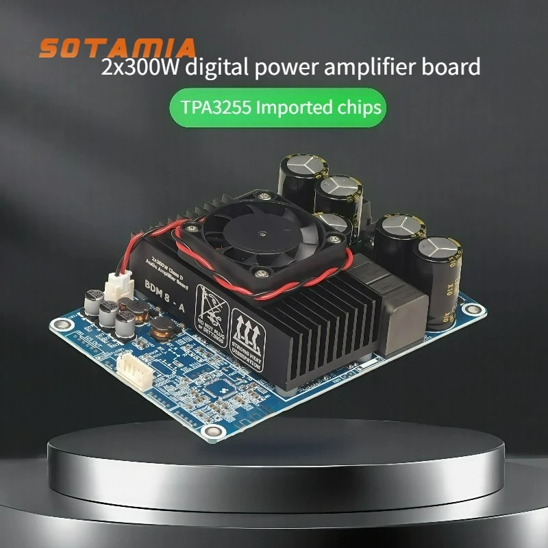 SOTAMIA TPA3255 مكبر كهربائي رقمي مجلس 2x300 واط 2.0 قناة المتكلم الصوت HIFI مكبر للصوت ستيريو أمبير لتقوم بها بنفسك الصوت المنزلي الذكي