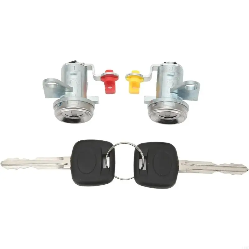 652F Car Door Lock with Key Replacement Accessory Lock Cylinder 69051-12370 69052-12370 69051-13150 for Prizm 93-97