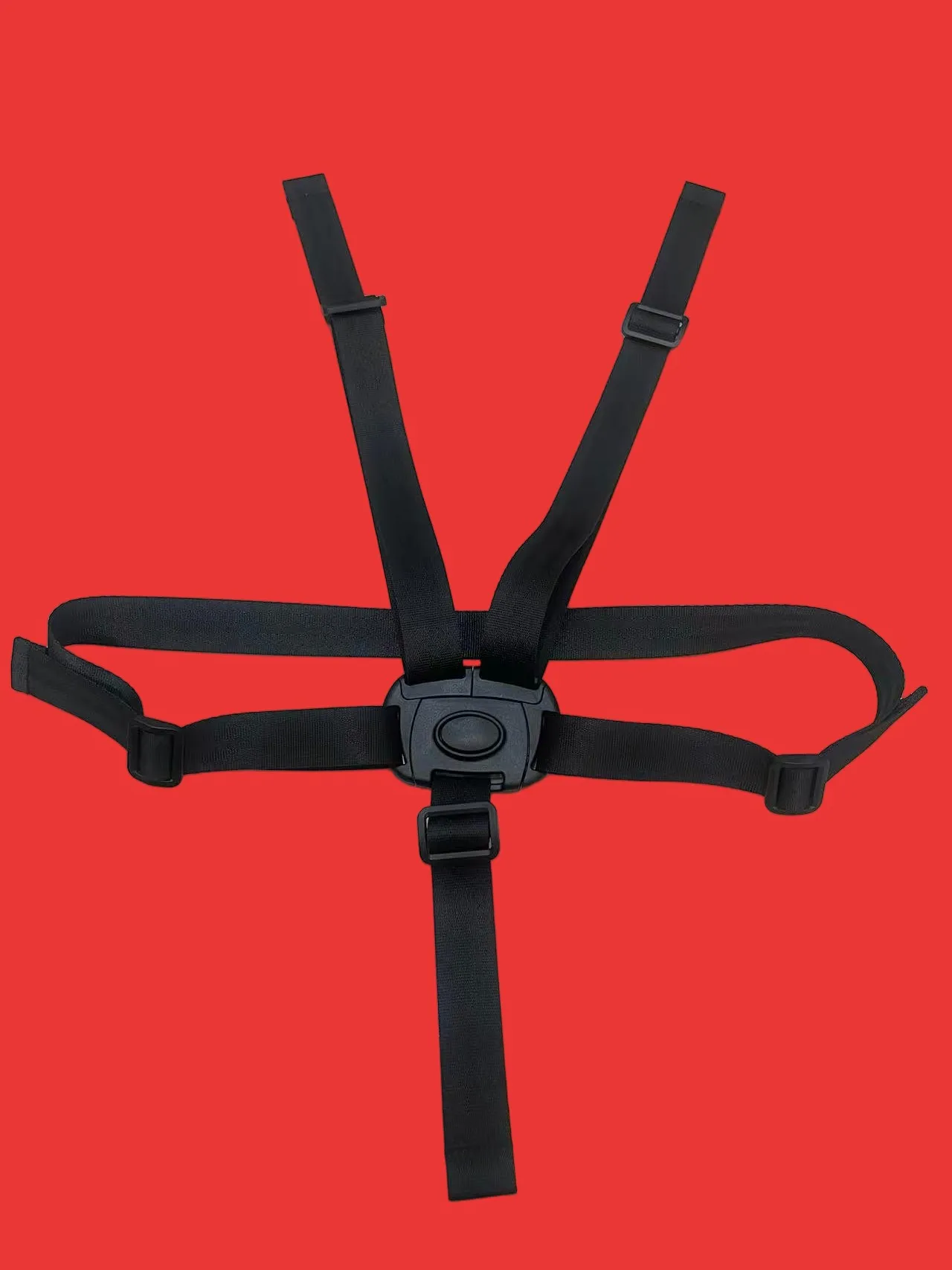 Five-point safety belts in the high chair securely fasten harness for CHICCO POLLY MAGIC baby feeding chairs