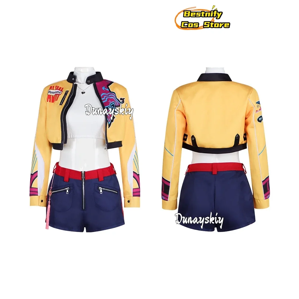 أزياء كوسبلاي كوس هانترز نجم لومي ميرا زوي التأثيرية أزياء أنيمي لعب الأدوار KPop شيطان مجموعة كاملة بدلة فتاة للنساء للهالوين D