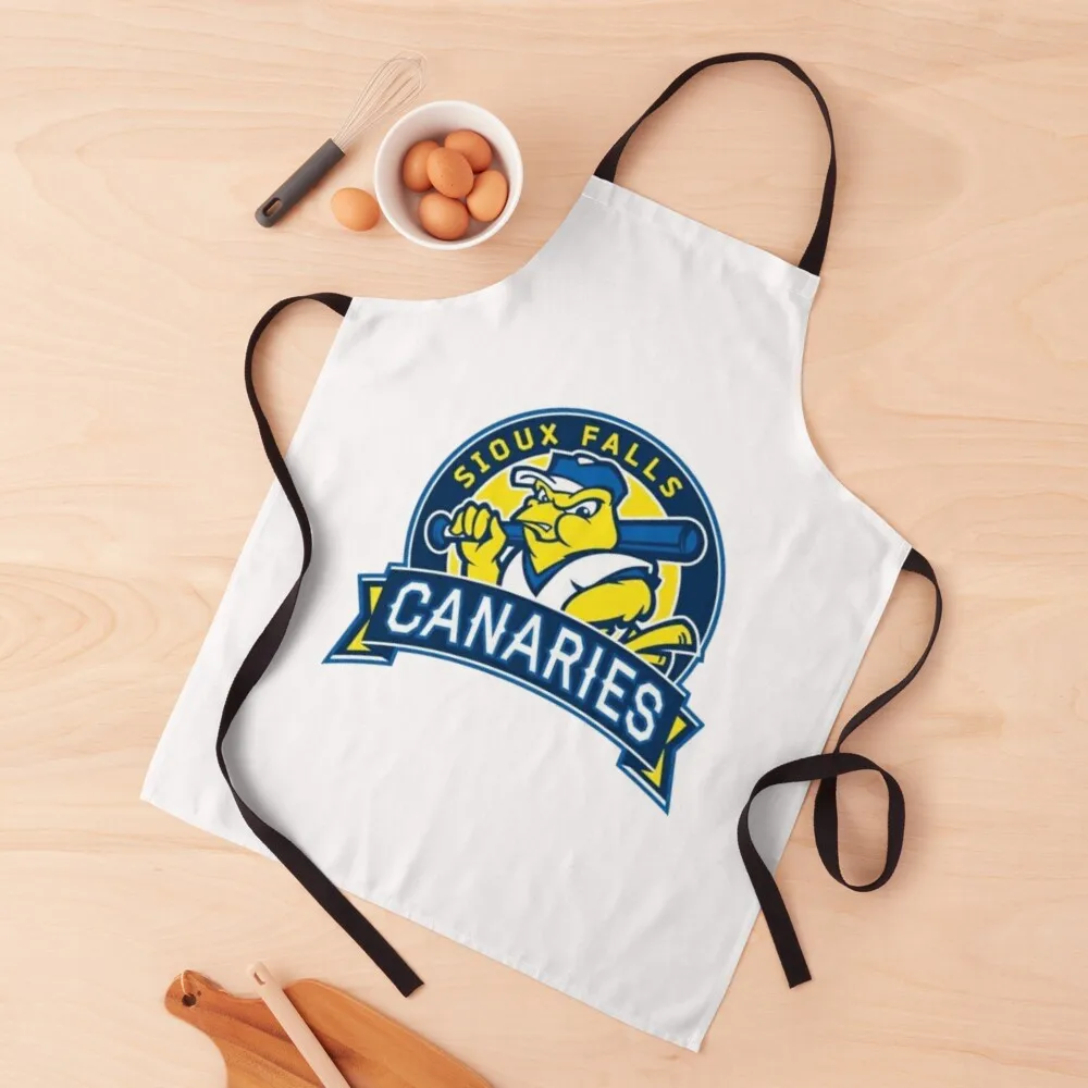 

Sioux Falls Canaries Apron Kitchen Special Accessories For Nail Stylist Apron