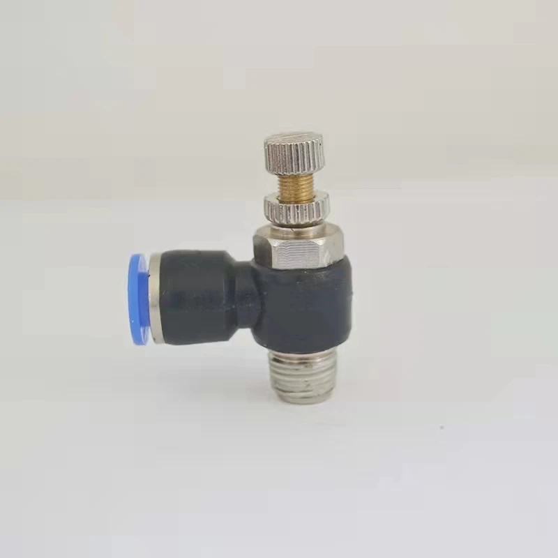 1PC Pneumatic fast 6-01 throttle valve SL8-02 intubation joint SL4-M5 adjustable SL10-0312-0416-04