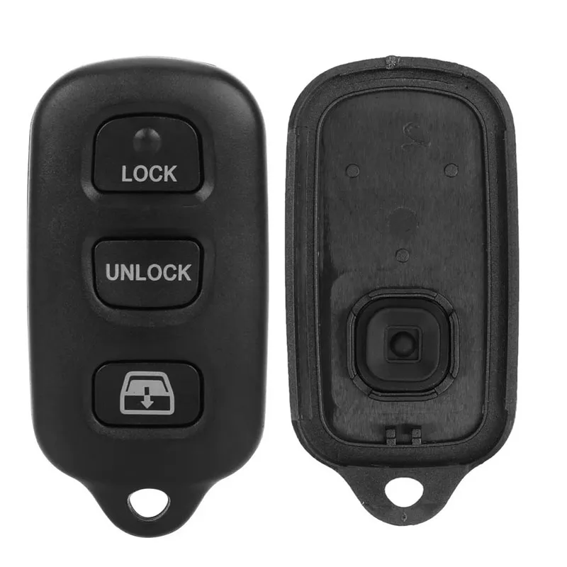 Keyless Remote Key Case Car Key Shell per Toyota 4runner Camry Corolla Prius R 1999-2009 4runner / 2001-2008 Sequoia 2/3 pulsanti