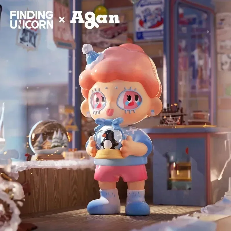 

Finding Unicorn Agan Touchable City Series Blind Box Toys Kawaii Anime Action Figure Caixa Caja Surprise Mystery Box Dolls Girls