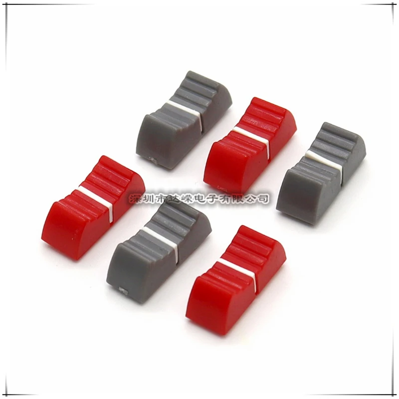 10PCS 23*9*9.5MM Mixing board fader cap Dimming board accessories inner hole 4MM potentiometer cap straight slide knob cap