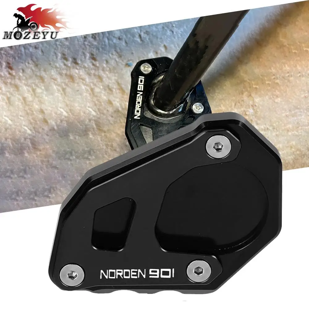 

Norden 901 Motorcycle Accessories Side Stand Enlarger Extension Support Plate Pad For Husqvarna norden901 NORDEN 901 2022-2023