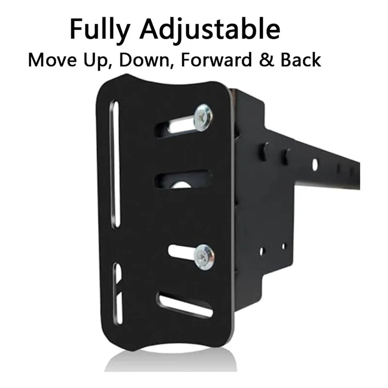 ABVA-Bed Frame Adapter Modification Brackets 2PCS Adjustable Heavy Duty Metal Connector Plates For Headboard