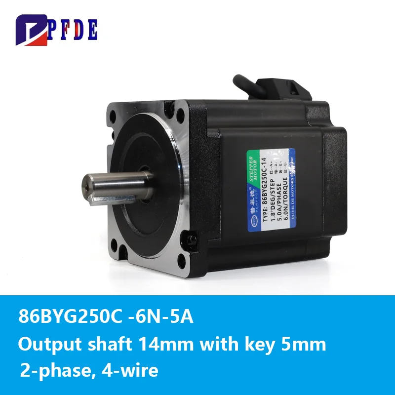 

86BYG250C for CNC engraving machine high torque stepper motor 6N.m Nema34 stepping motor 4A 101MM