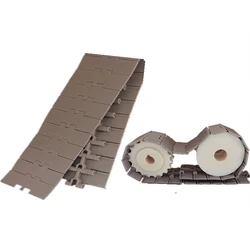 1Meters 820-k325 Width:82.6mm Plastic Chain Plate Flat Top Chain Conveyor Belt Single Hinge