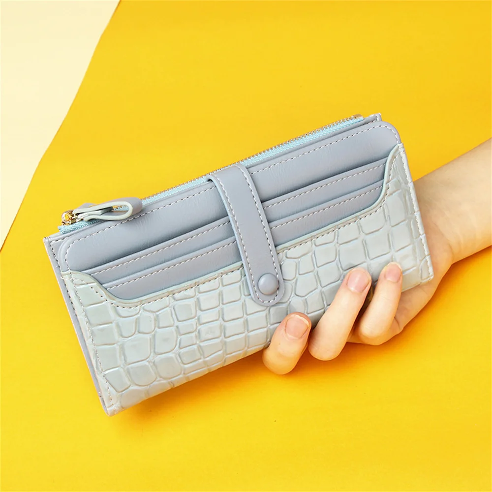 Hold Long Purse For Women Delicate Fashion Handbag Multi-Function Card Bag Large Capacity Mobile Phone Bag Purse