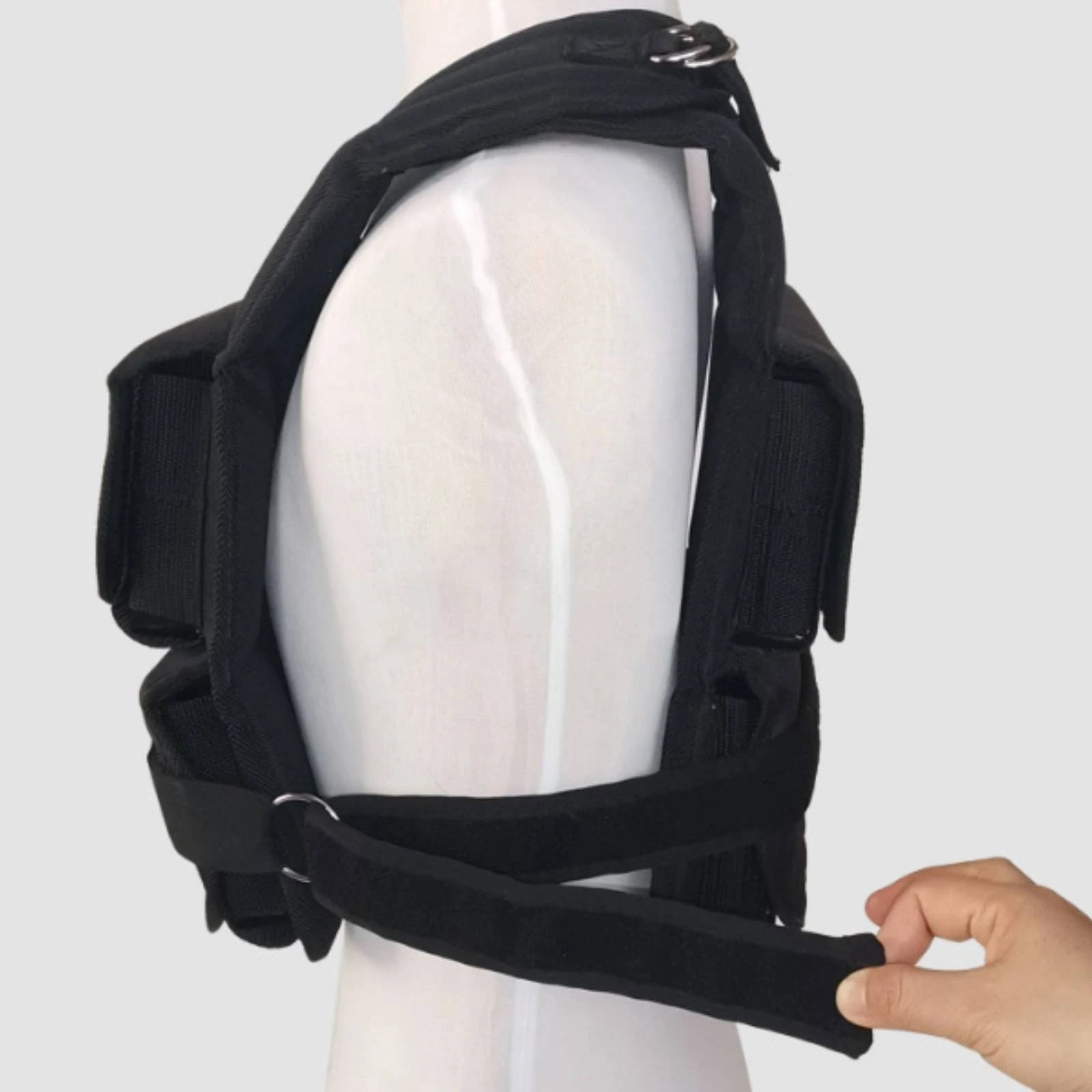 Weighted Vest Padded Weighted Training Vest Heavy Duty Movement-Restricted-without Charge for Athletes, Home Workouts, Gym