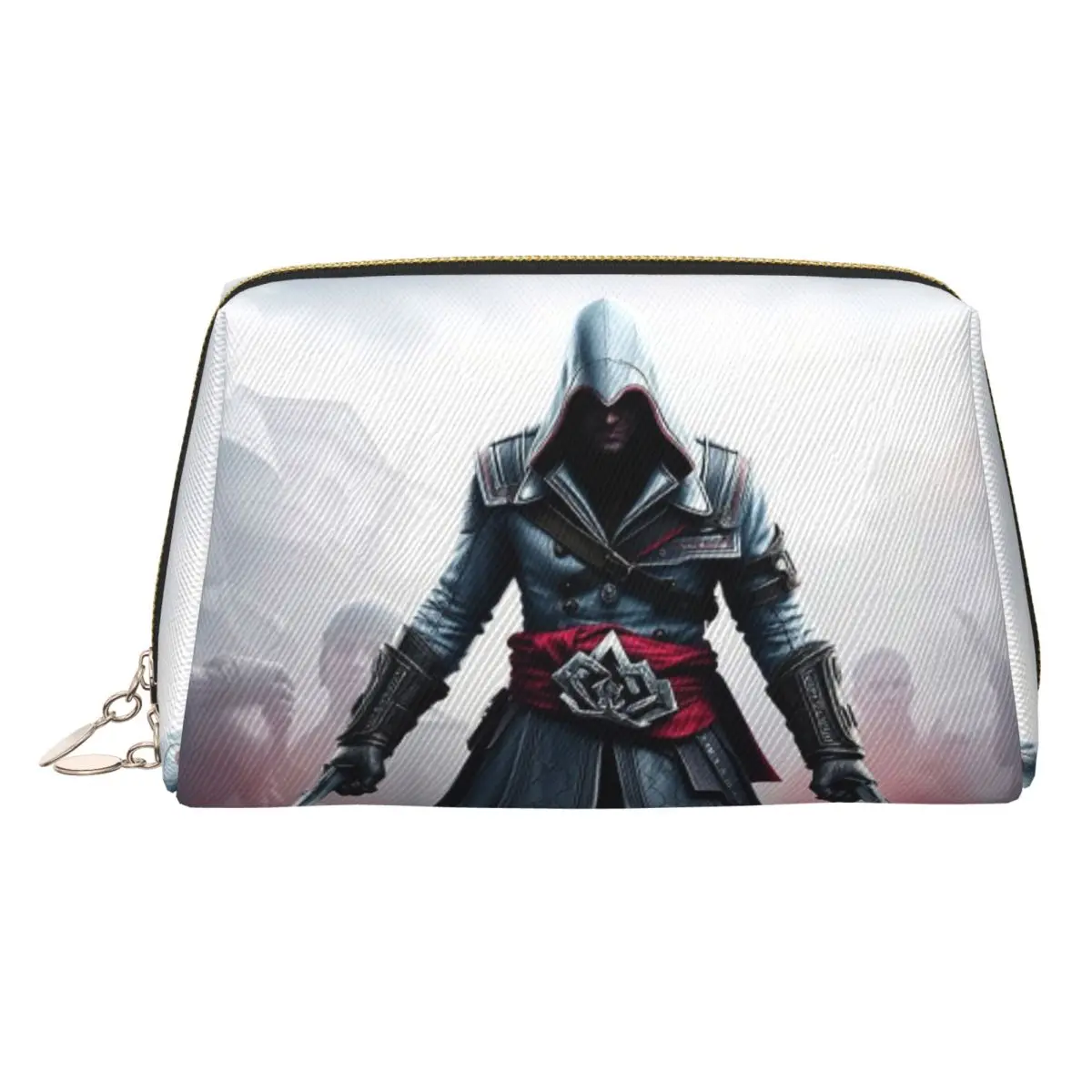 Assassins Creed RGB Action Adventure Gaming Women Cosmetic Bag Travel Makeup Organizer Pouch Toiletry Storage Dopp Kit Case