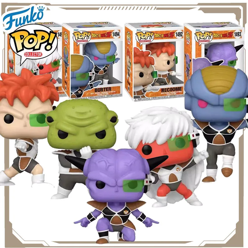

Funko POP Original Dragon Ball Z Anime Figure Jiece Burter RECOOME Ginyu Action Figure Toys for Boys Girls Kids Christmas Gift