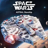 TOYLINX Building Blocks Kits Millennium Falcon Starship 1361PCS Bricks Christmas Birthday Holiday Boys Education Toys Gifts