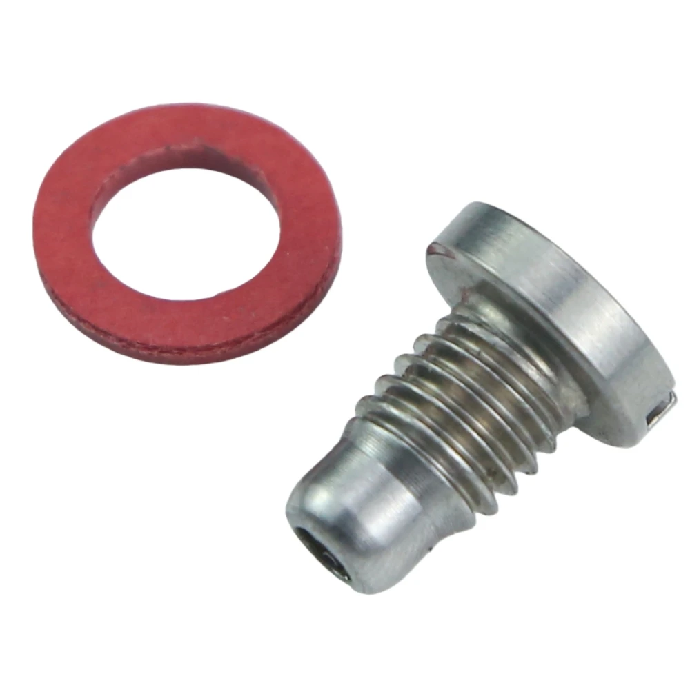 Magnetic Stainless Steel Marine Drain Plug With Red Gasket For Yamaha Outboard 90340-08002