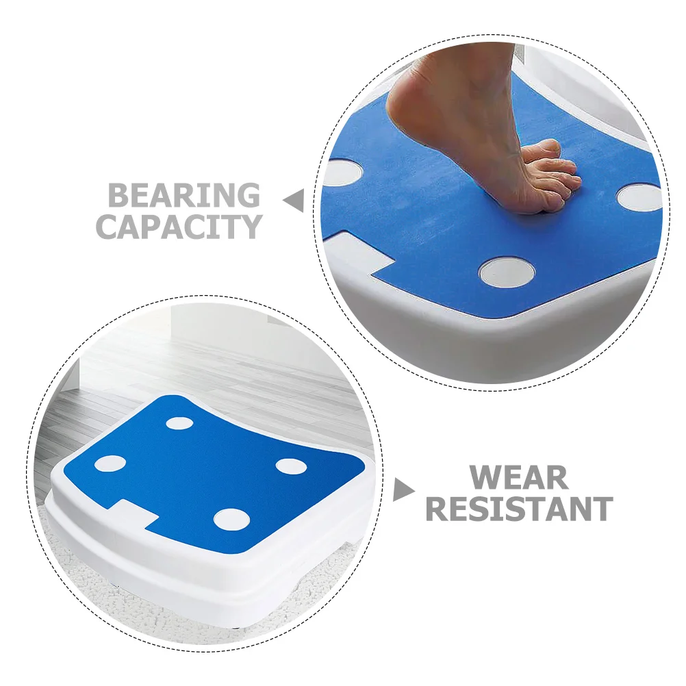 

Bath Shower Stool EVA Nonslip Step Climbing Ladder Adult Poop Home Footstep Potty Bathroom Supply Durable Anti Slip