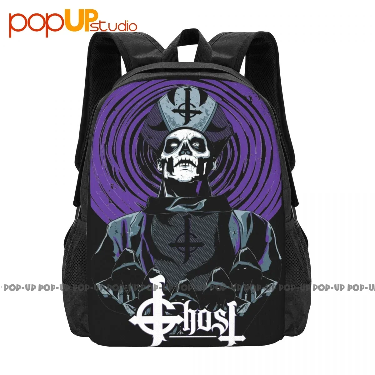 Ghost Papa Emeritus Swedish Rock Band Backpack Large Capacity Fashion Creative Sports Style