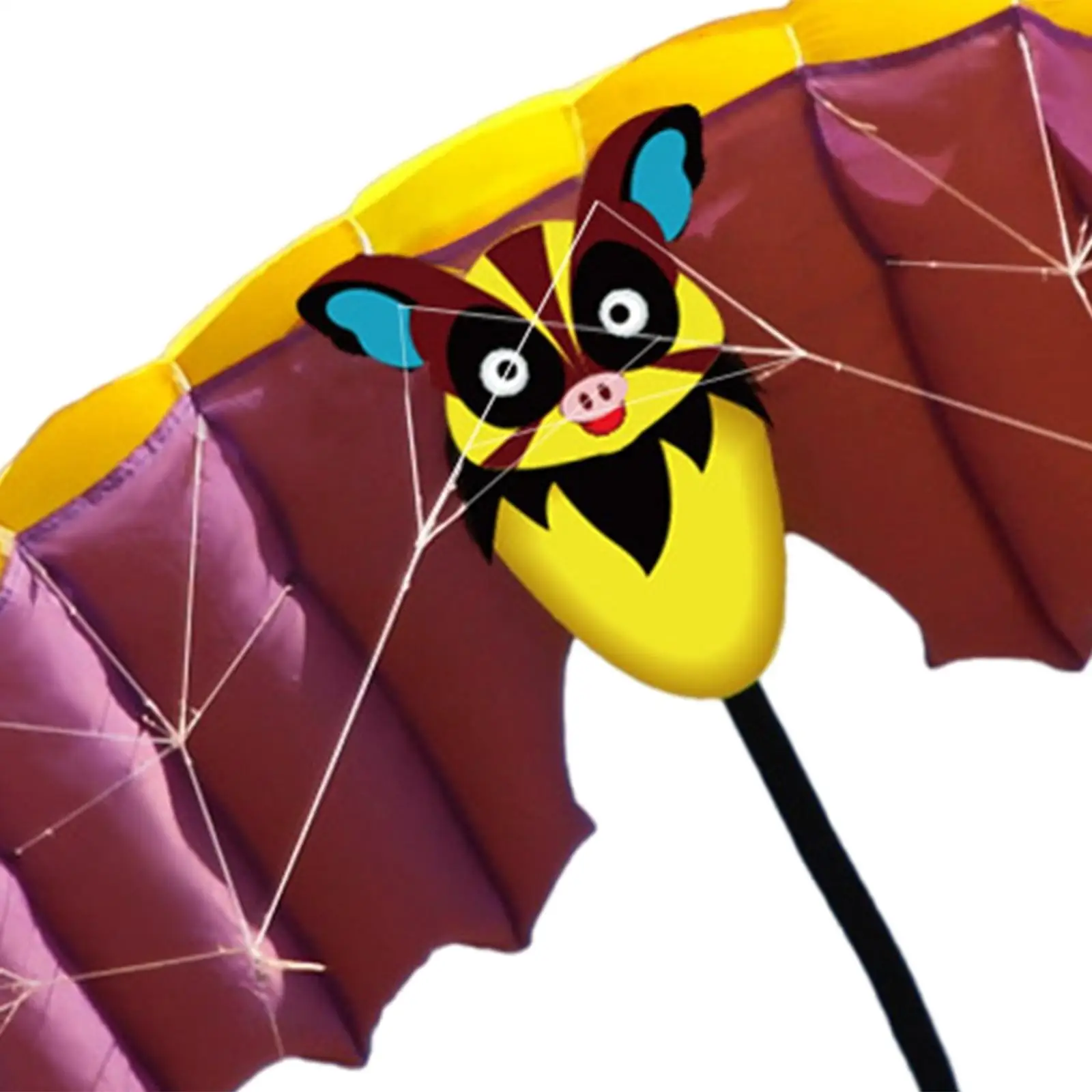 Frameless Kite Flying Toys Parafoil Educational Toys Dual Line Entertainment Beach Kite for Beach Trip Boys Beginner Kids