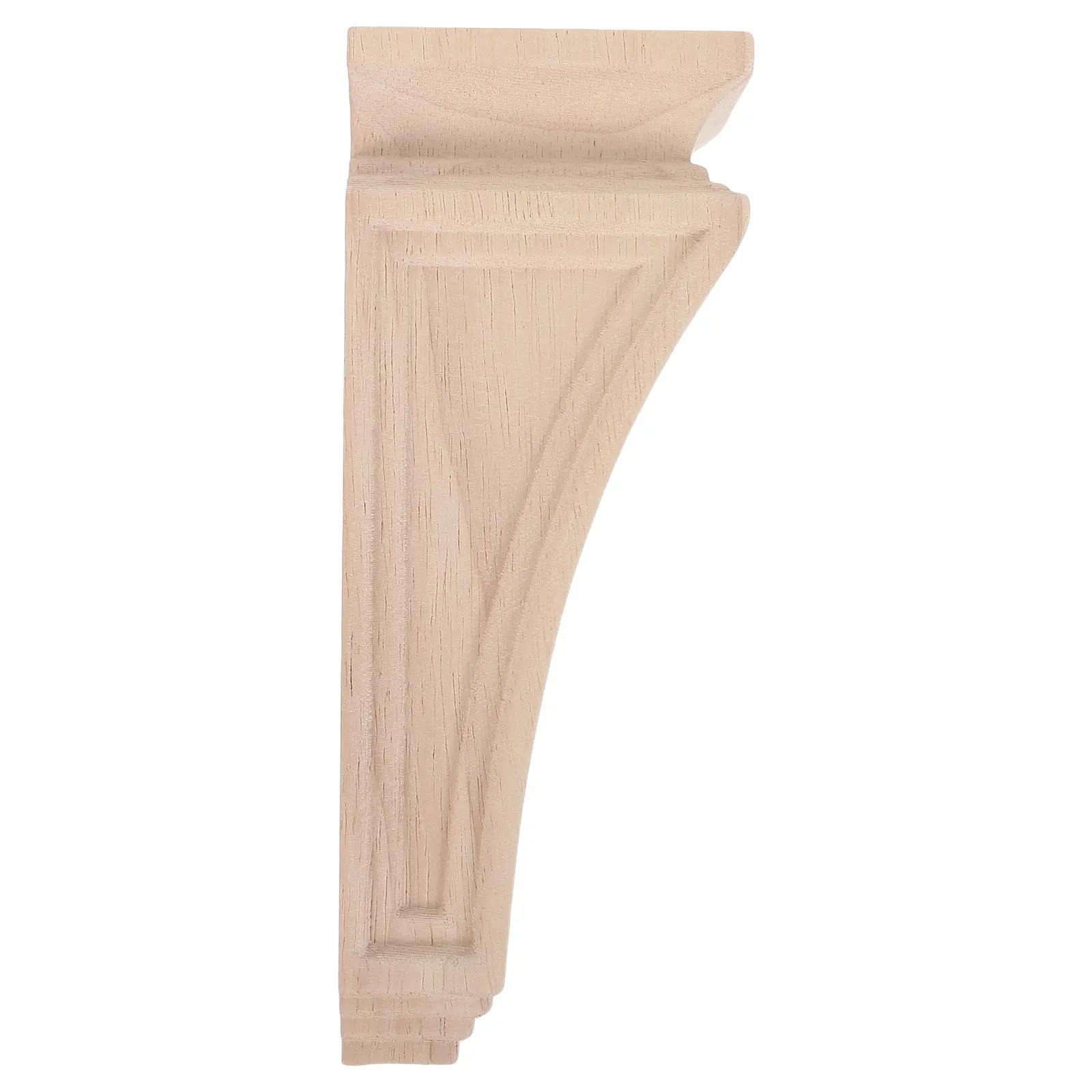 Unfinished Paintable Wood Corbel Floating Wall Shelf Bracket 13x3 Inch Fireplace Mantel Doorway Heavy Duty Floating Mantle