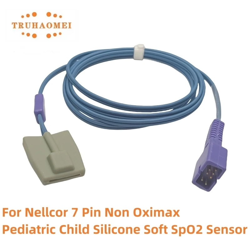 2.5M Long Wire 7 Pin DS-100A Spo2 sensor OXI-A/N For Nellcor Edan Biocare Comen Mindiray Goldway Non Oximax