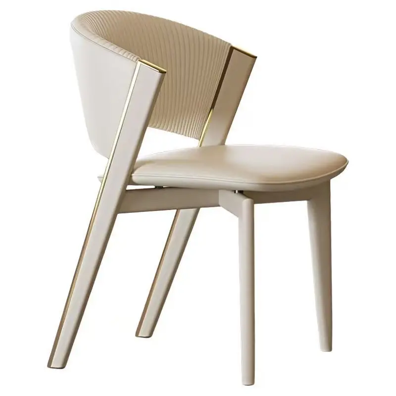 

Обеденные стулья в итальянском стиле, современные кресла из микрофибры и кожи, роскошные стулья с ножками из углеродистой стали, обитые бархатом, мебель для дома