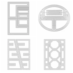 Side Stepper Card Metal Cutting Dies Octagon Shutter Die Cuts for DIY Scrapbooking Cards Embossing Decorative Crafts