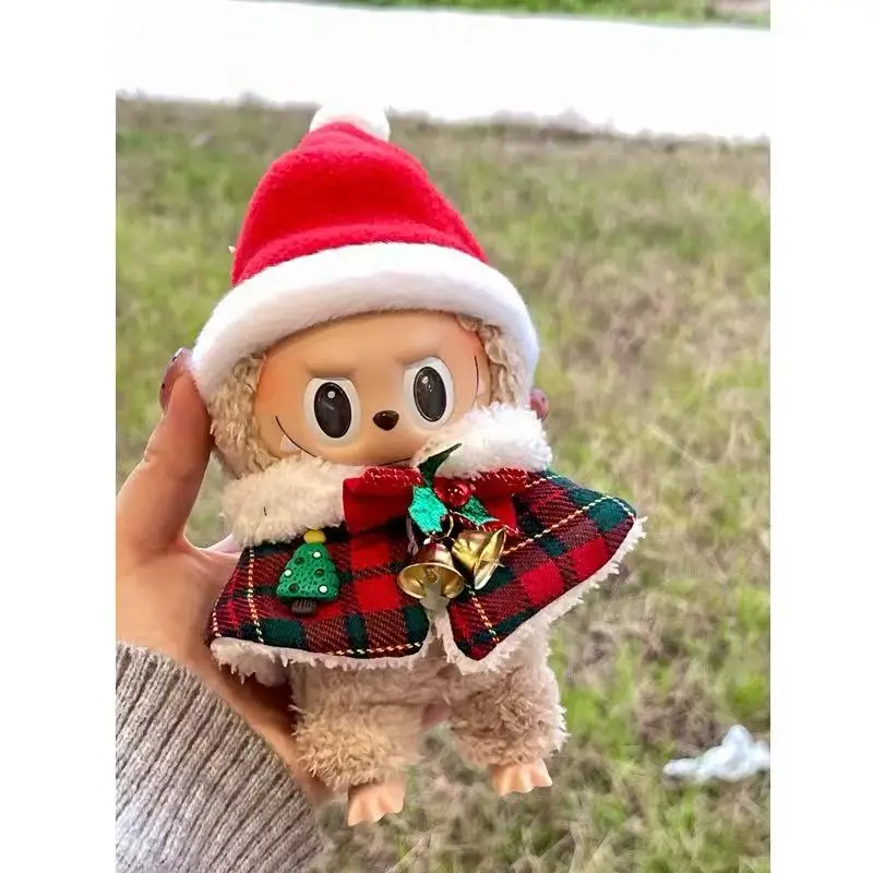 

Для одежды Labubu, слепая коробка, универсальные сидячие плюшевые аксессуары для кукол, 15/17 см, дизайнерская одежда для кукол, комплект костюмов с тыквой