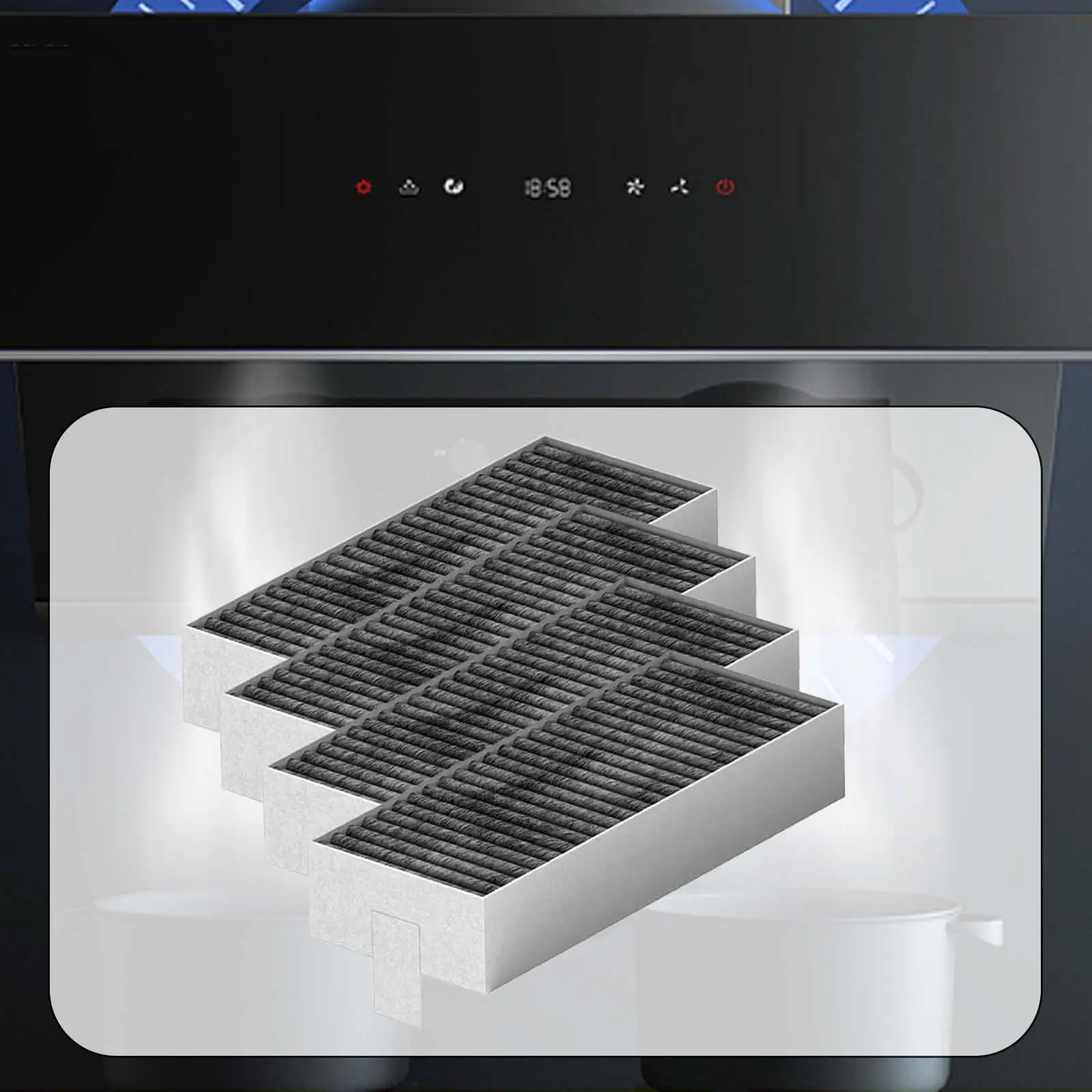 Range Hood Grease Filter Replacement Mesh for HZ9VRCR0 HEZ9VRUD0 17004796 Kitchen Oil Vent Exhaust Range Hood Grease Filter Replacement Mesh for HZ9VRCR0 HEZ9VRUD0 17004796 Kitchen Oil Vent Exhaust