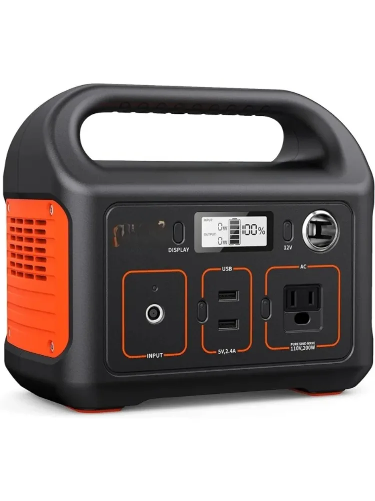 

Portable Power Station Explorer 240, 240Wh Backup Lithium Battery, 110V/200W Pure Sine Wave AC Outlet, Solar Generator