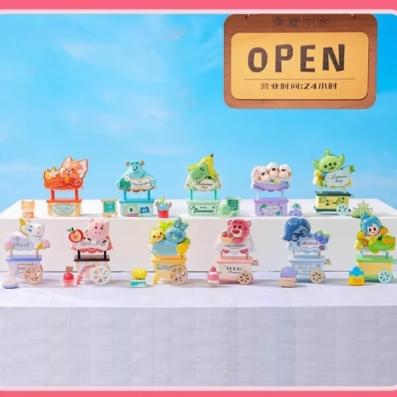 Diseny Capsule Toy Fruit Fair Strawberry Bear REX Three Eyed Child Joy Sadness Rabbits Brother Hamm Cute Doll Gift Ornament