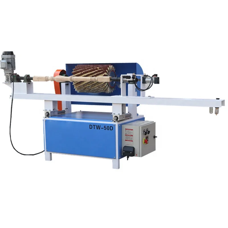 

Horizontal woodworking shaped sanding machine manual wood rod Roman column picture frame sander machine