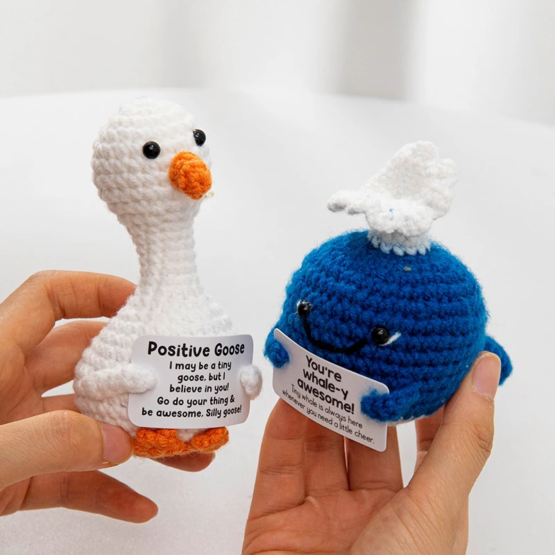 اليدوية الكروشيه الكرتون دونات الساحرة سطح المكتب زخرفة ديكور المنزل الحرف الانتهاء من الطاقة الإيجابية الصغيرة هدايا الهالوين #5